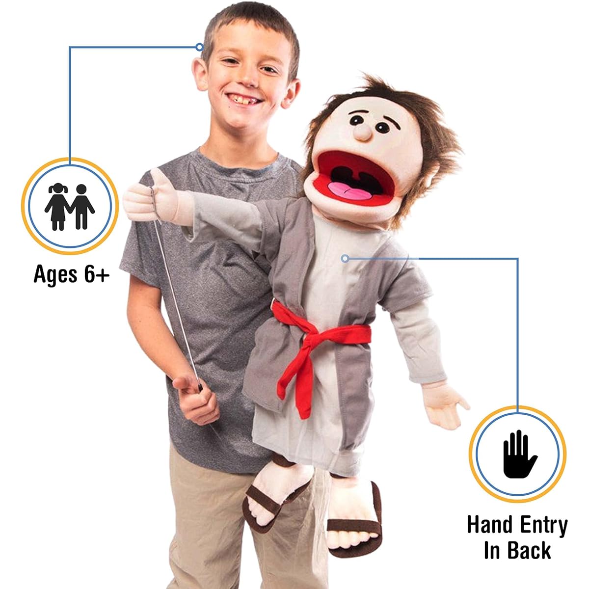 25" Shepherd Full Body Bible Character Christian Ministry Puppet