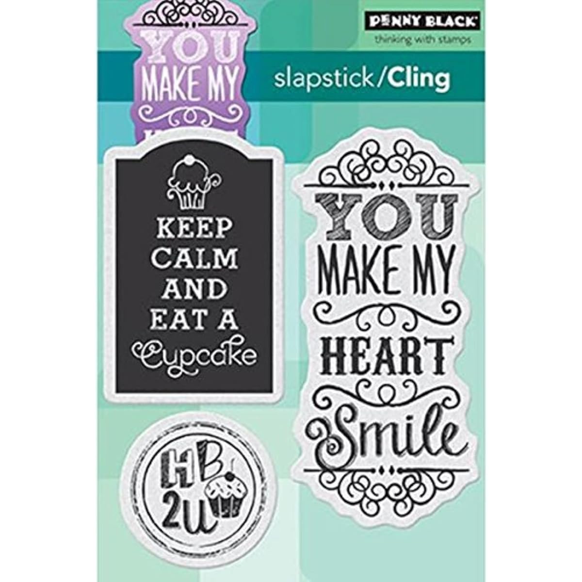 Penny Black Cling Rubber Stamp 5"X7.5" Sheet-Cupcake Day! (Parallel Import)