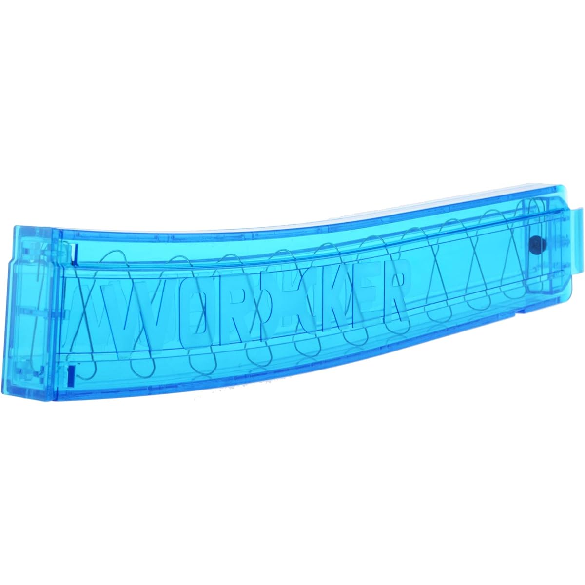 WORKER 18-Dart Curved Talon Magazine Short Dart Clip for Nerf Modulus Series Toy Nexus Pro (Blue Transparent)