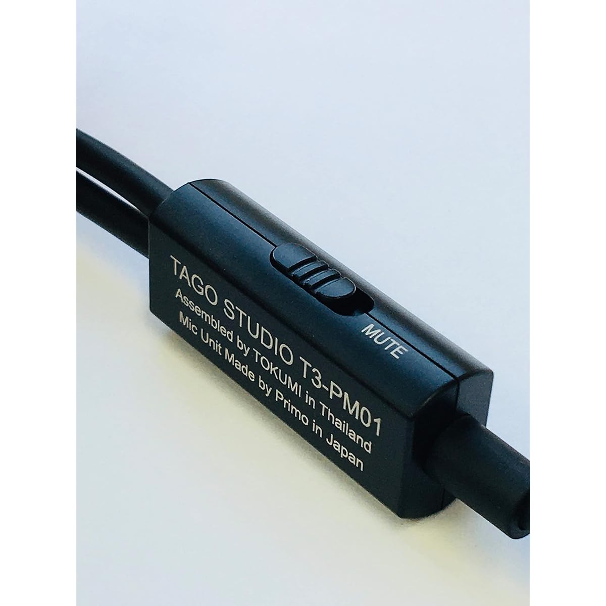 Cable with flexible microphone for TAGO STUDIO T3-03 (black)