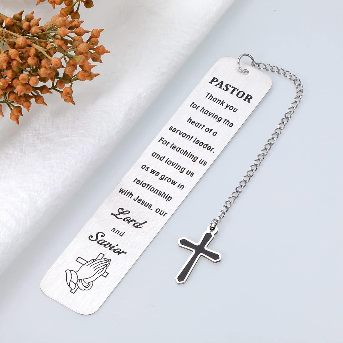 Pastor Gifts for Men and Women Pastor Appreciation Gifts Thank You Bookmark Birthday Christmas Gifts Pastor Wife Religious Bible Gifts Baptism Christian Faith Pastoral Gifts from Church