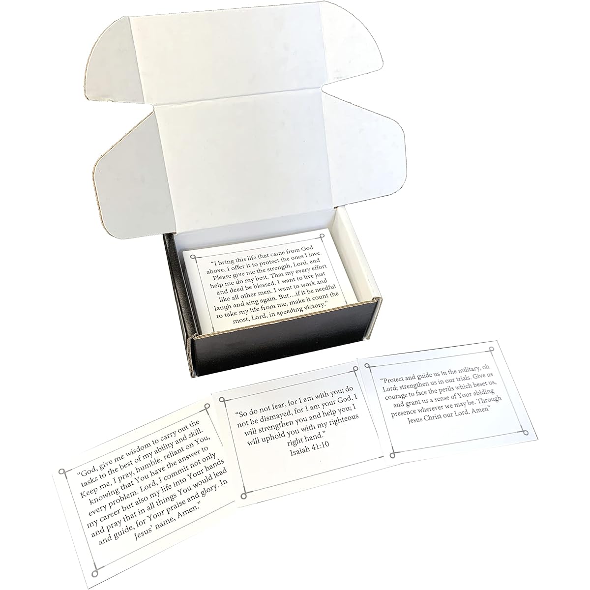 Army Flashcards: Warrior's Prayers | 100 Prayers for Modern Soldiers, Sailors, and Airmen | Made in the USA