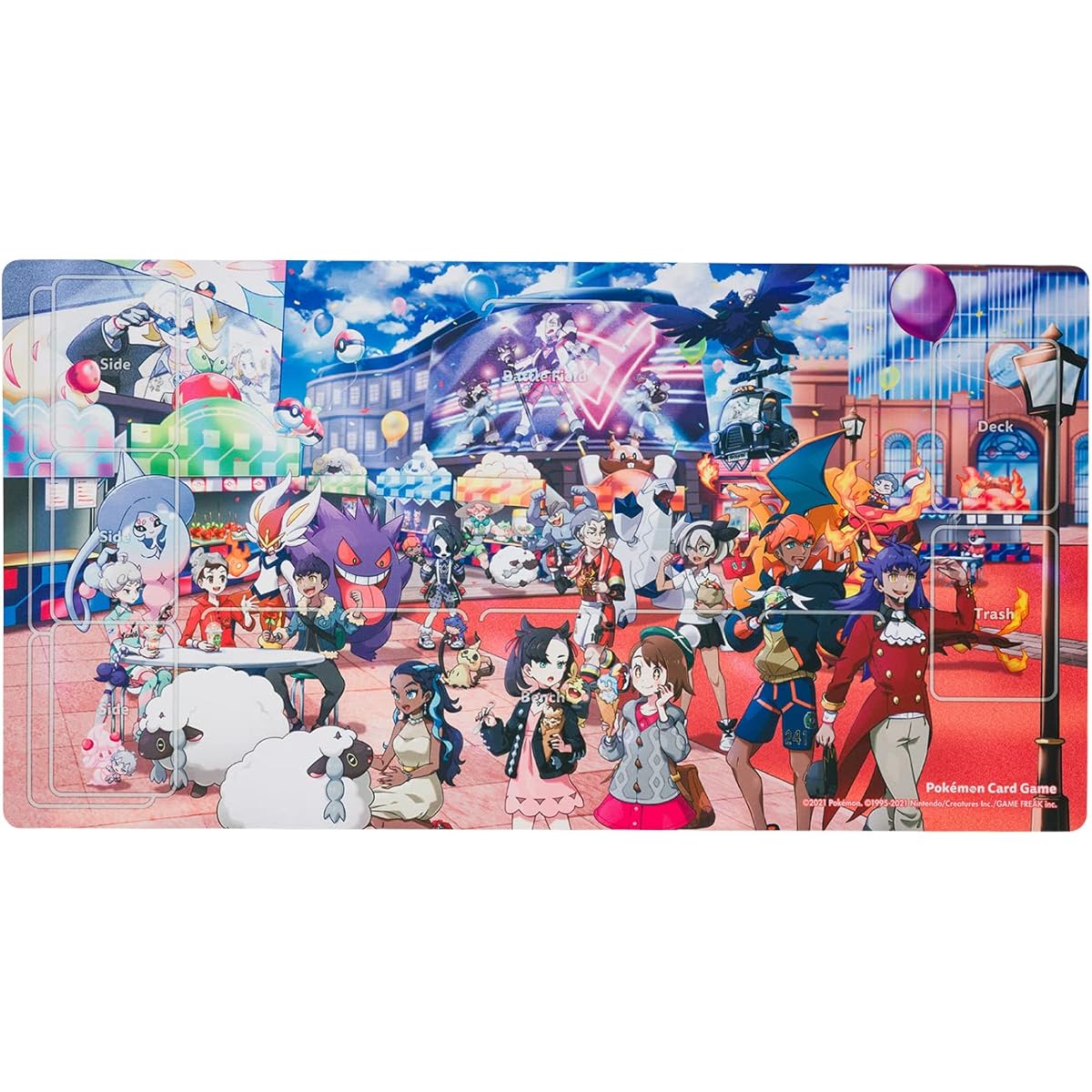 Pokemon Center Original Pokemon Card Game Rubber Playmat POKÉMON TRAINERS Off Shot!