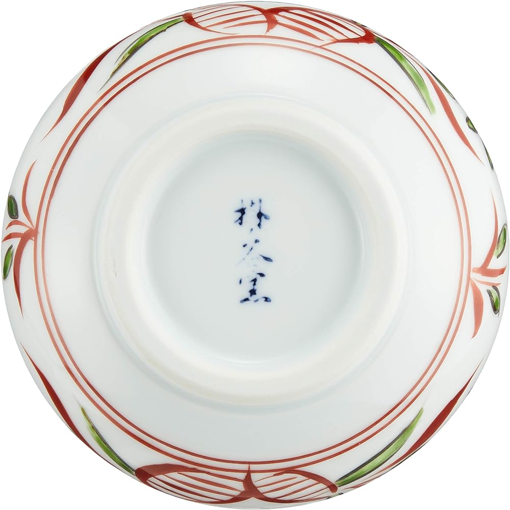 Arita ware Takeken kiln Kikuno Banreki steamed bowl set 54050