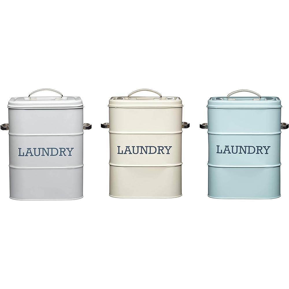 Kitchen Craft Laundry Soap Can 19×16×27cm Gray LNLAUNDRYGRY