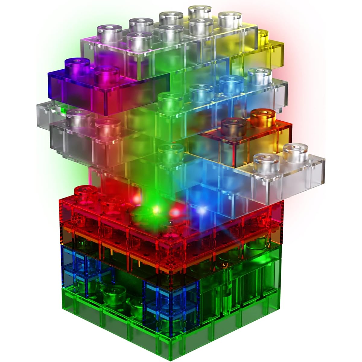 E-Blox Circuit Blox Light - Sound Activated Circuit Board Building Blocks Toy Set for Ages 8+