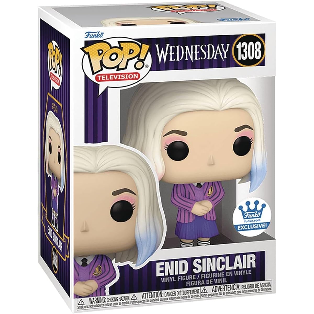 POP TV: Wednesday - Enid Sinclair Limited Edition Funko Vinyl Figure (with compatible box protector case), Multicolor, 9.5 cm, STL243155