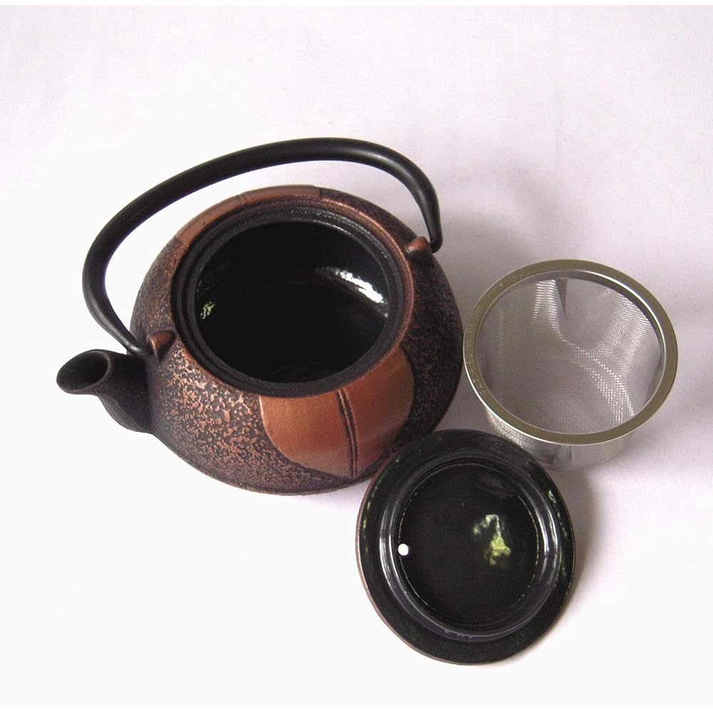 Nanbu Tekki Teapot Yuzu -Yuzu- 0.3L Col. Copper Black