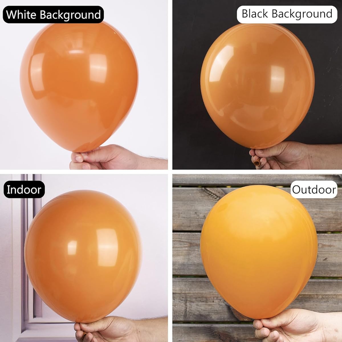 PartyWoo Latex Balloons 50pcs Orange, 1500