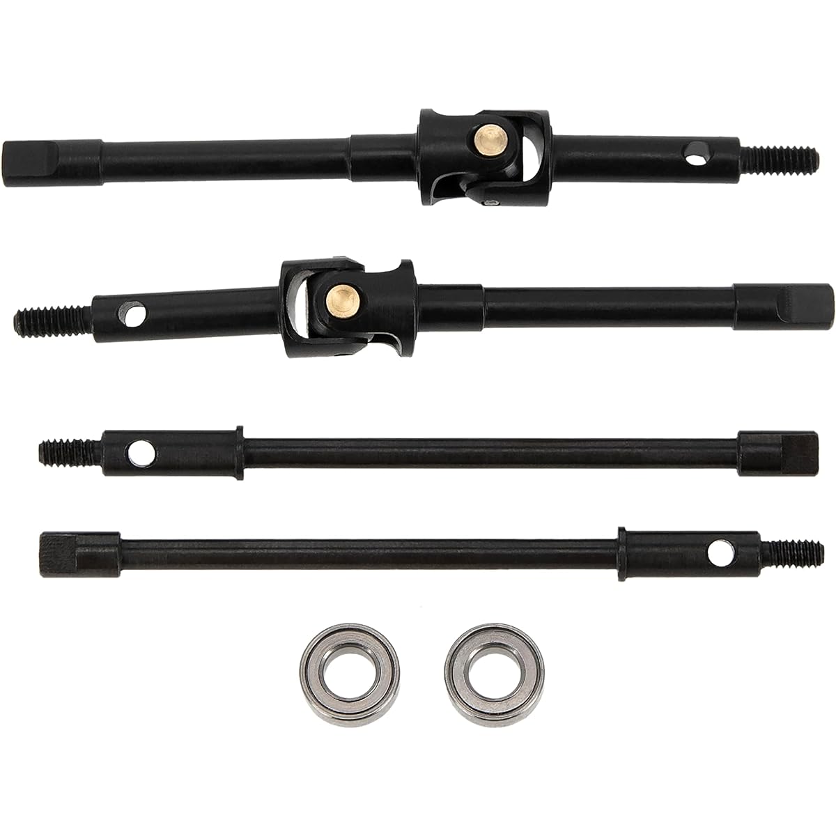 MEUS Racing Universal Joint Drive Shaft Crossknot CVD Drive Kit for SCX24 Stock Axle C10 Jeep