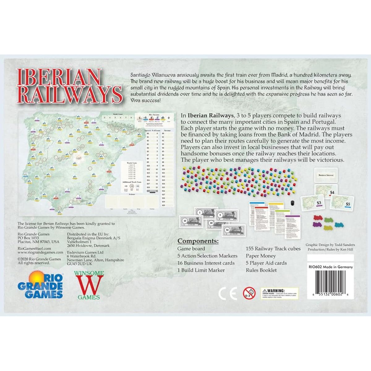 Iberian Railways Board Game