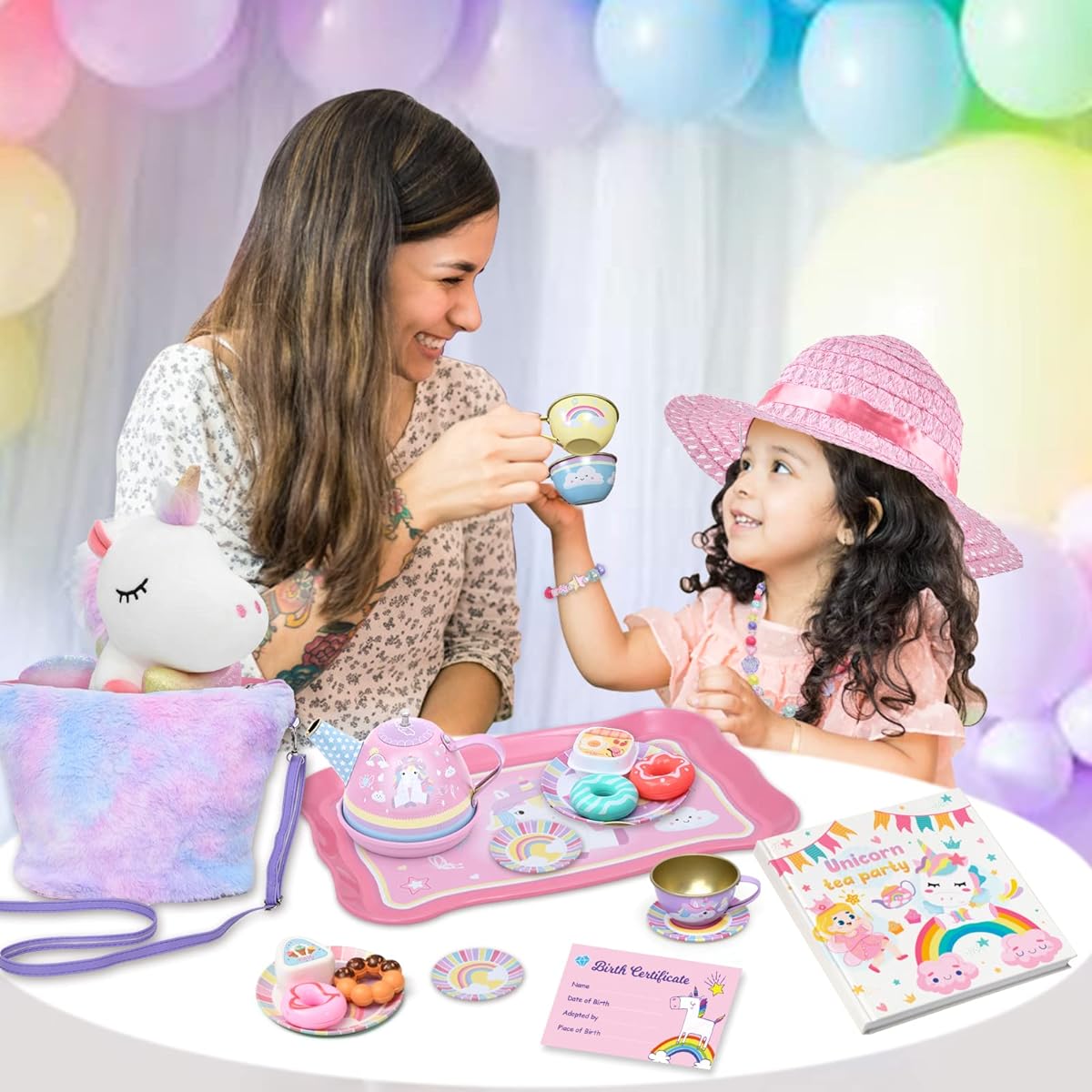Unicorn Tea Set Toys for Girls