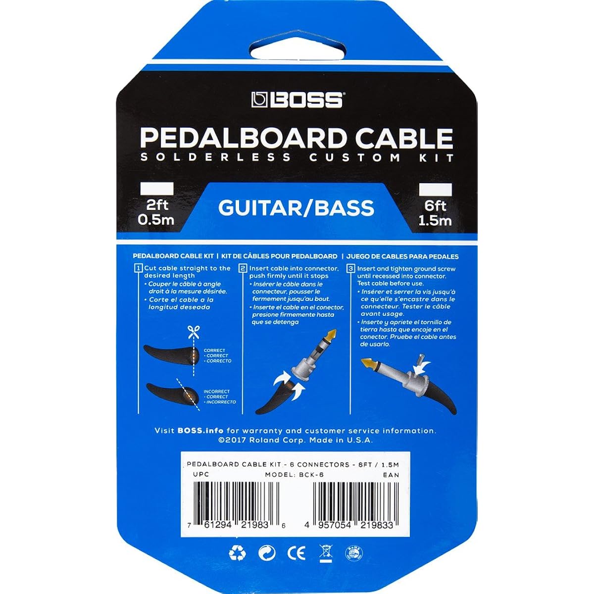BOSS Cable Kit BCK-6
