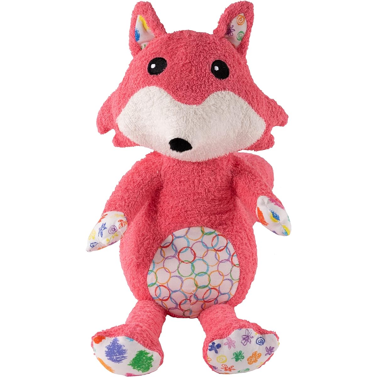 Hi-Cube GiGi Plush Toy Fox Animal Baby Child Friend Sleeping Pet Organic Gift Fox Red Knit Large HC-055