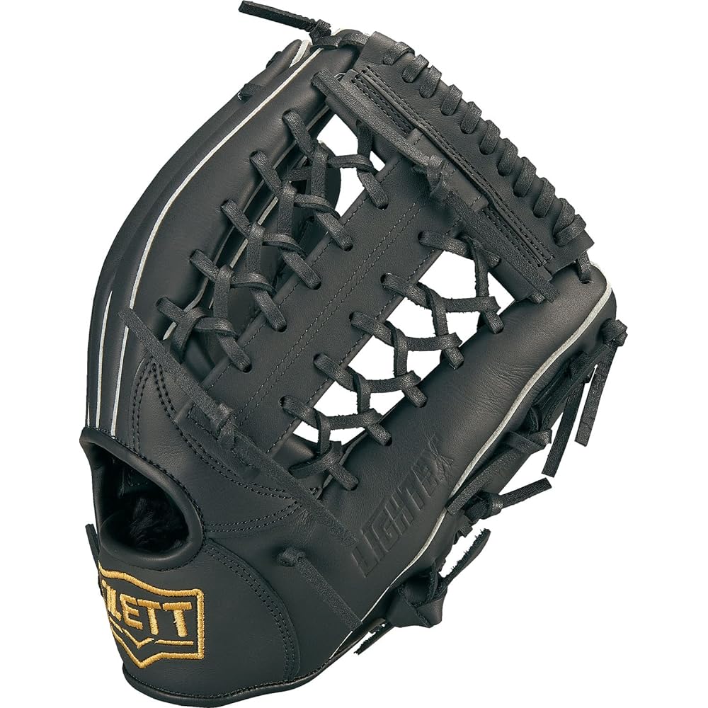 ZETT Soft Baseball/Softball Glove Litex All-Round Left Throwing Black (1900) Size: 5 BSGB3910A