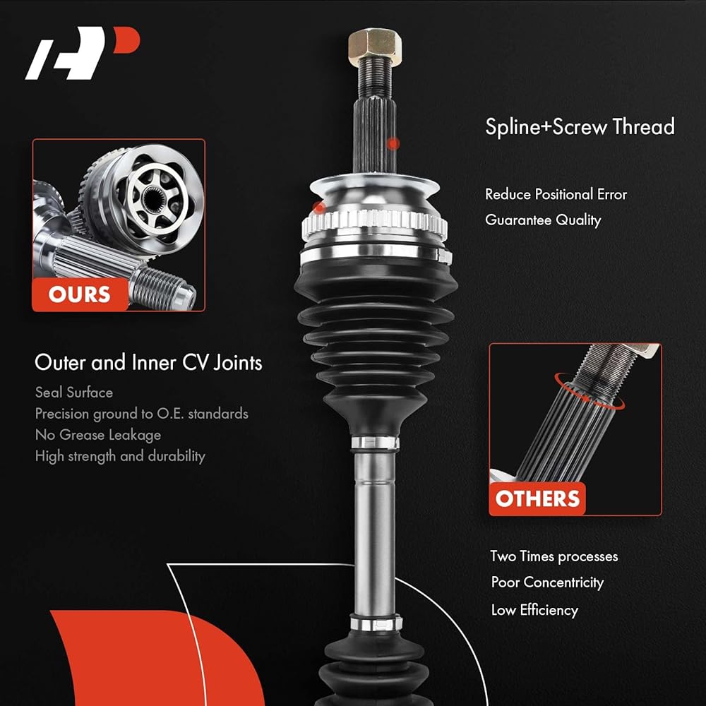 A-Premium CV Axle Shaft Assembly Compatible with Kia Rio 2013-2017 L4 1.6L Gas Axle Automatic Transmission Front Left Driver Side Replacement # 495001W400