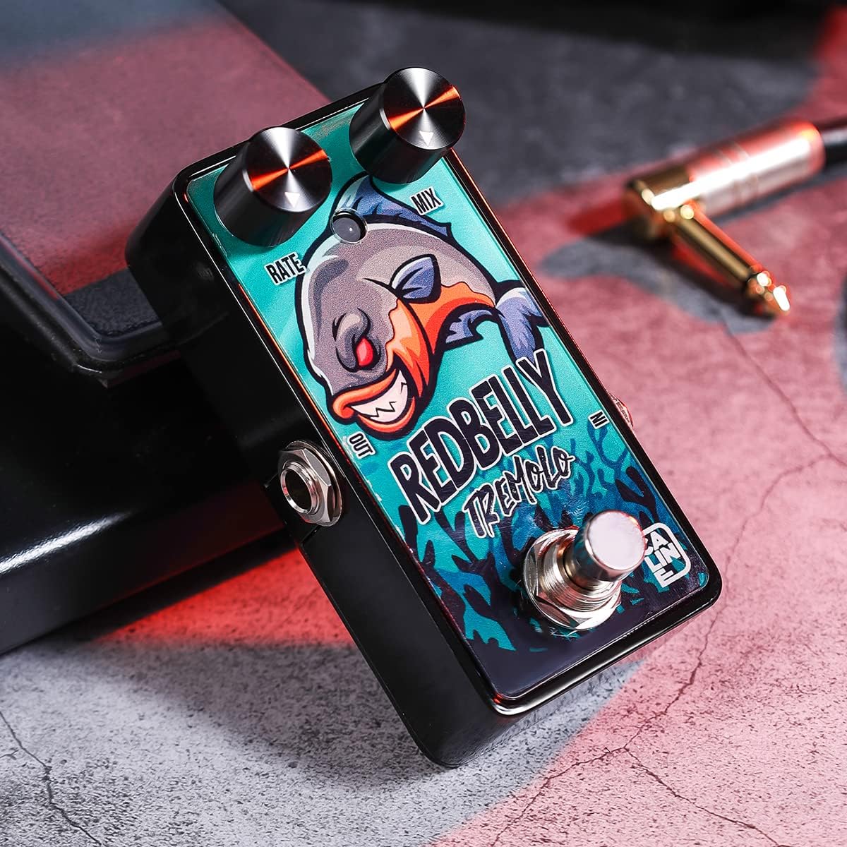 Caline G Series Tremolo Pedal Mini Tremolo Guitar Effect Pedal for Bass with Digital Circuit for Electric Guitar G007