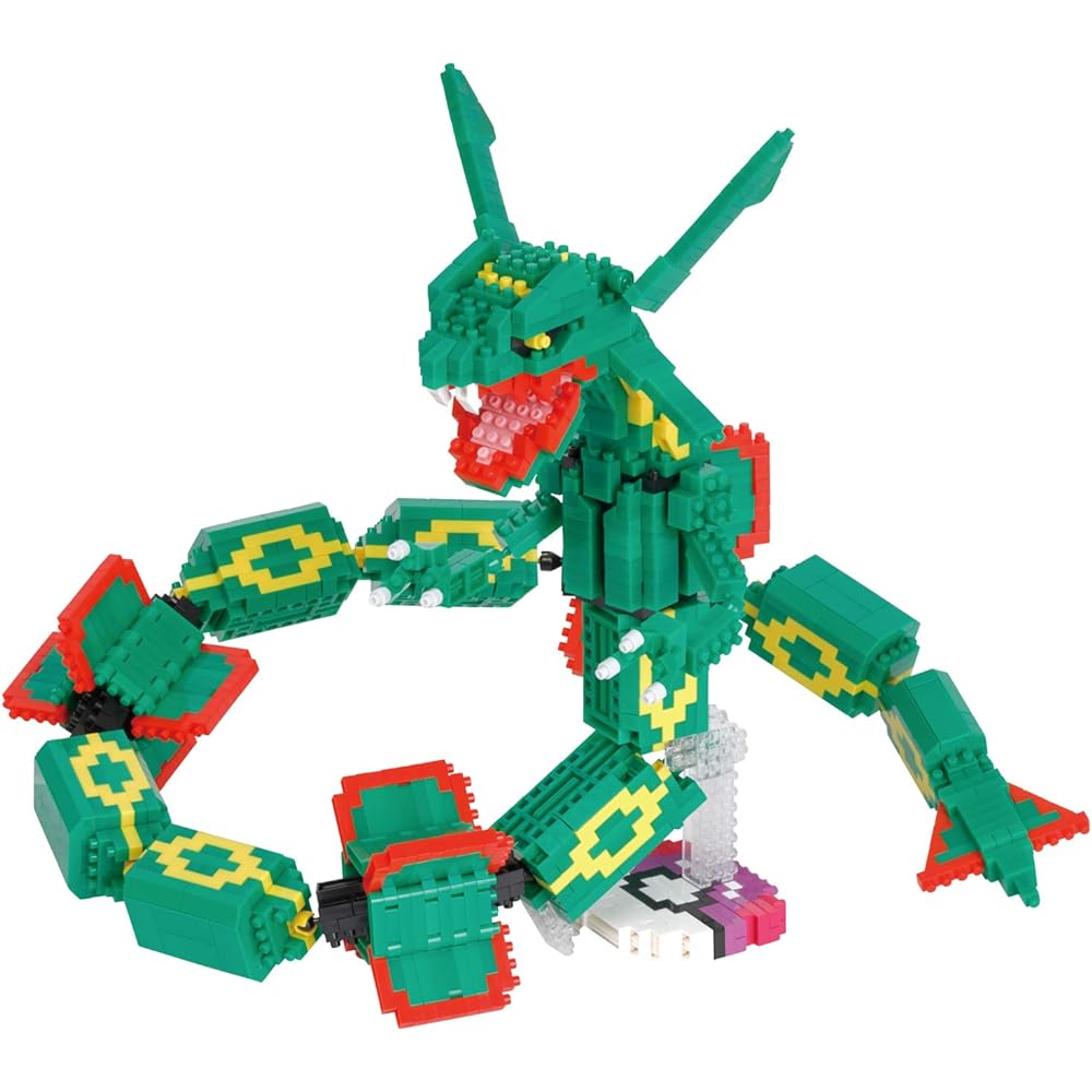 Kawada Nanoblock Pokemon Rayquaza Extreme DX NBPM_074