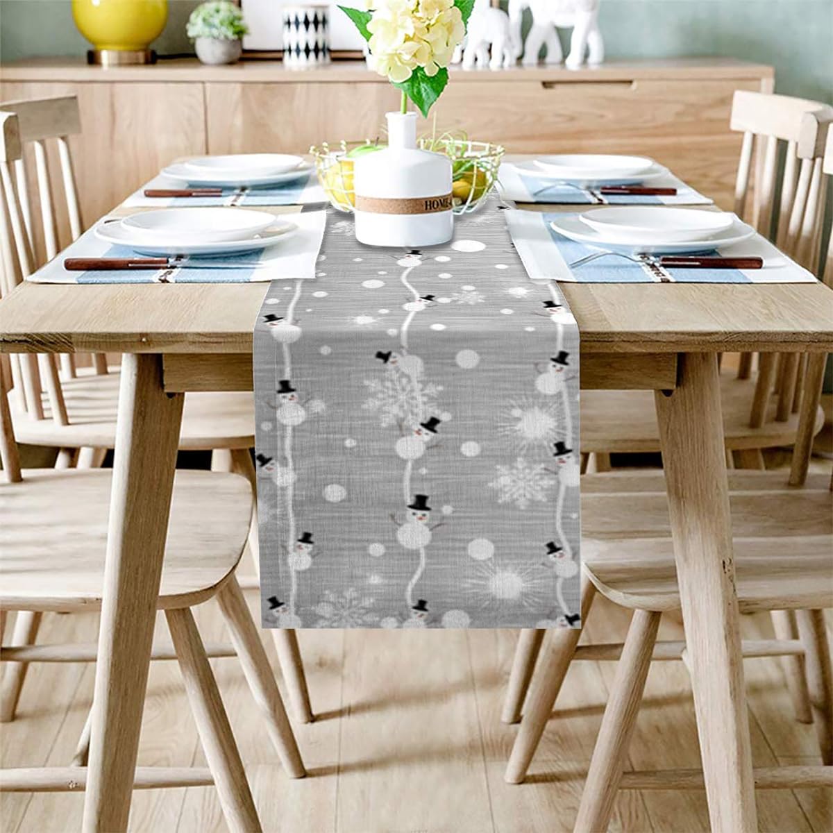 ARTSHOWING Sports Decoration Table Runner Party Supplies Fabric Decoration Wedding Birthday Baby Shower Football Clear Image 14x72inch ARTSHOWCXC20181011-SCRY00715ZQDCASG