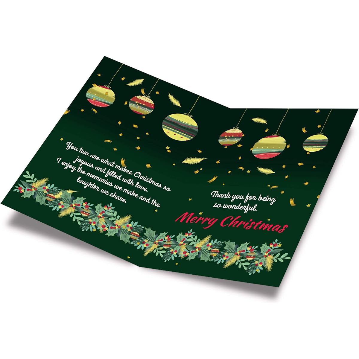 Prime Greetings Christmas Cards for Brothers and Sisters in Law