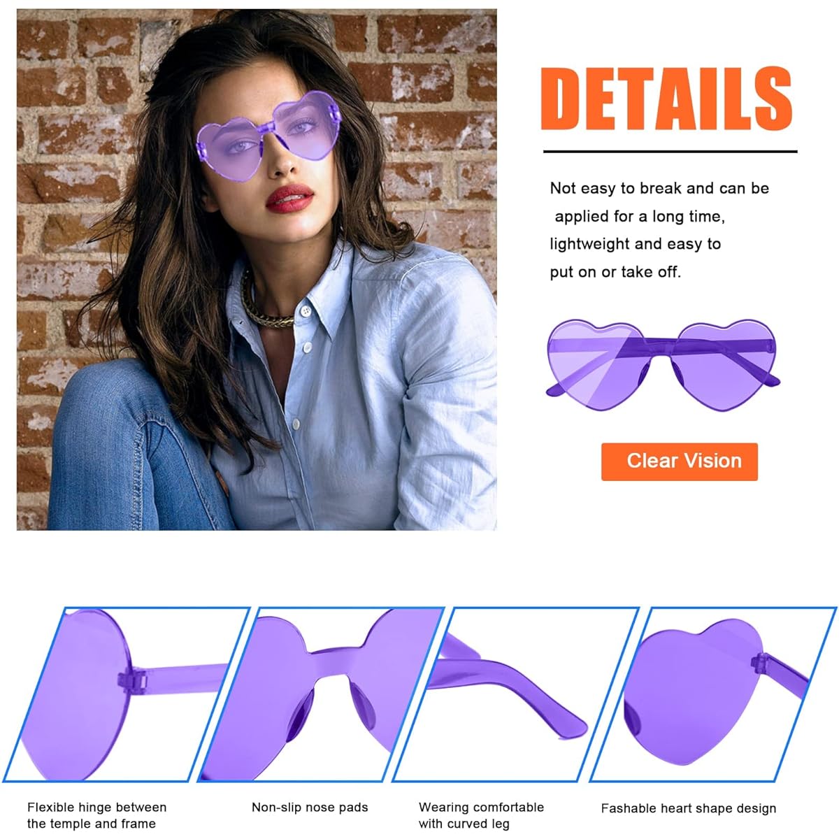 10 x Purple Stickers