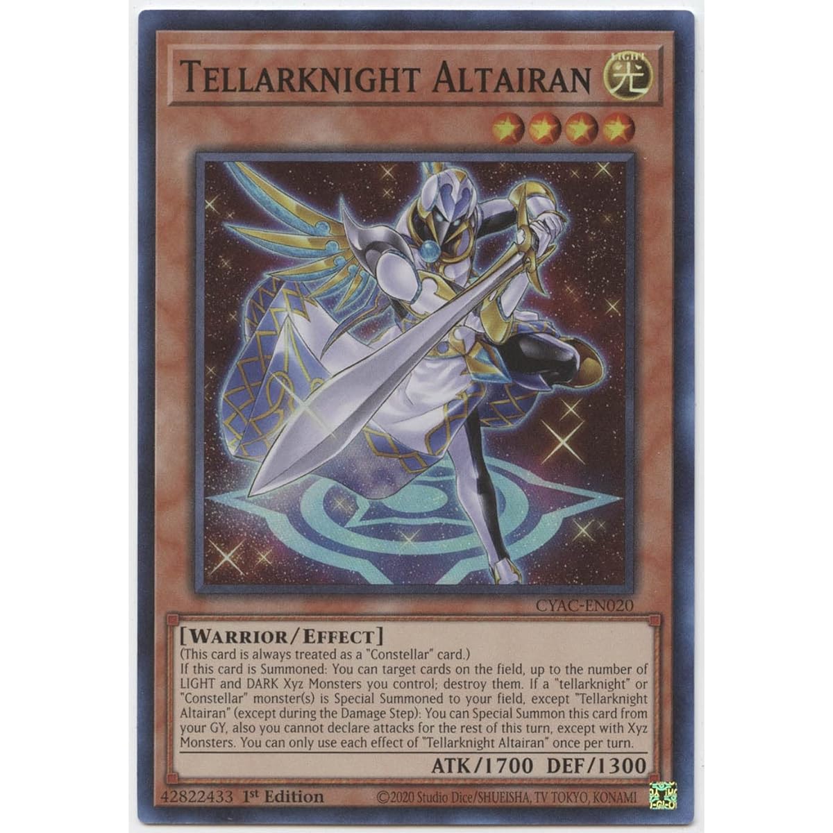 Terrorknight Altairan - CYAC-EN020 - Super Rare - 1st Edition.