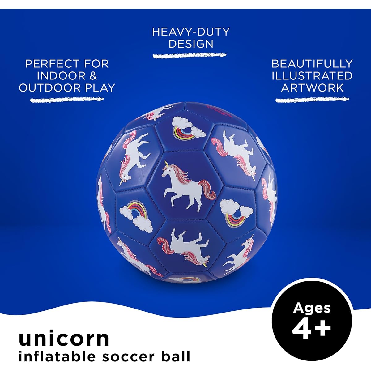 Crocodile Creek 2214-1 3 Blue Soccer Ball Solar System