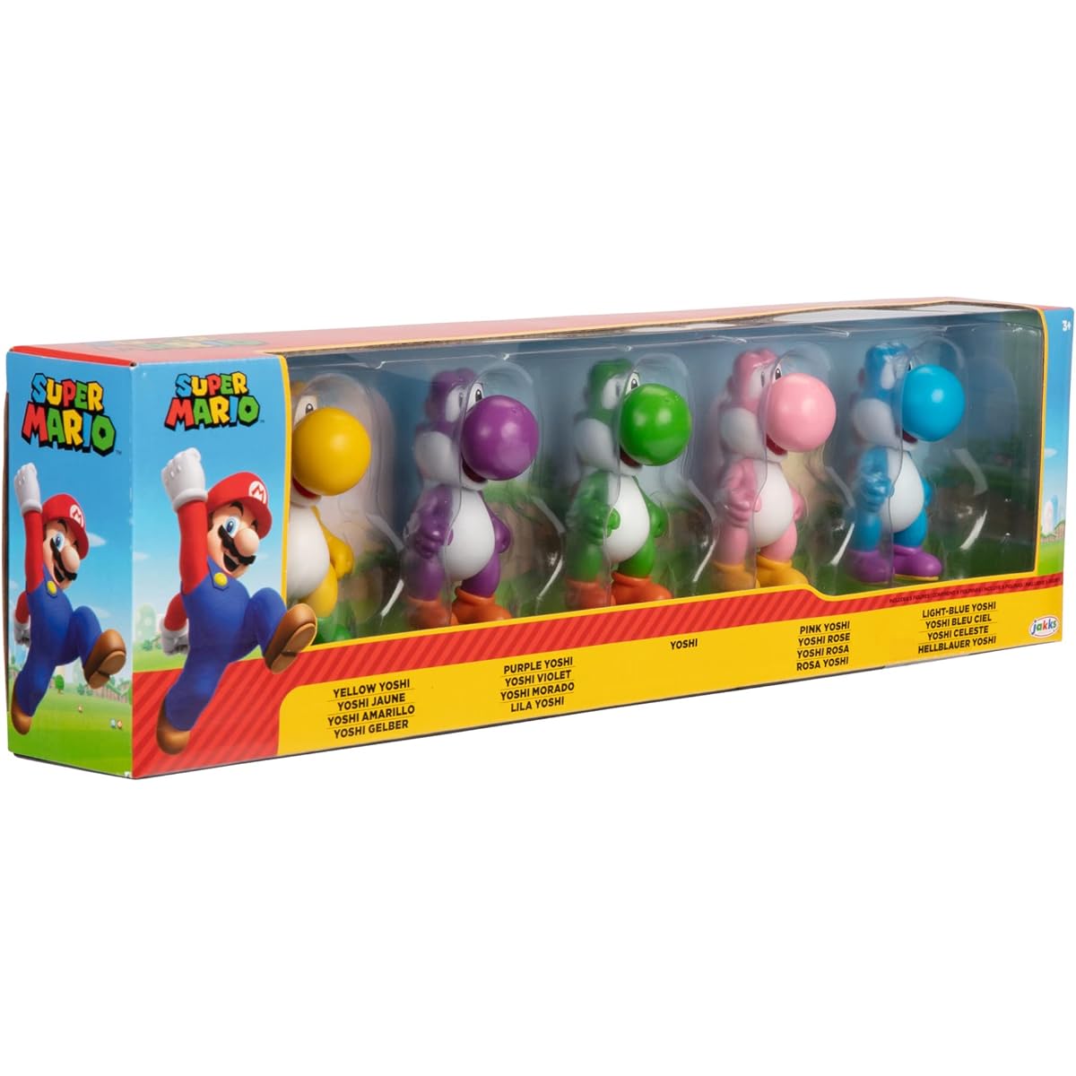 Nintendo Yoshi Figures Set of 5 2.55 Inch