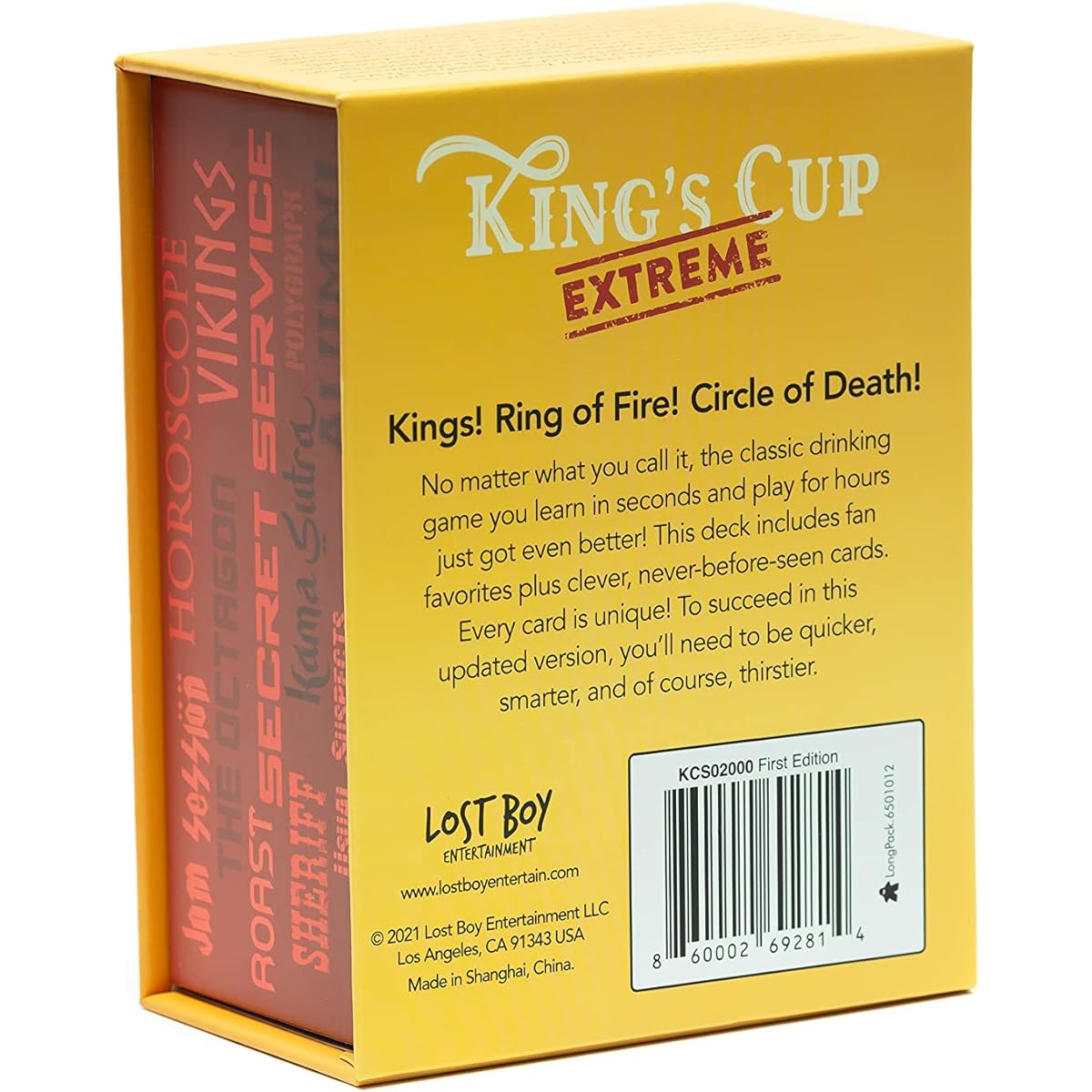 King's Cup Extreme - Drinking Game - Card Game for Adults, Couples, Singles - Party Game - Game Night - Date Night - Laugh and Drinks - Talk and Have Fun KCS02