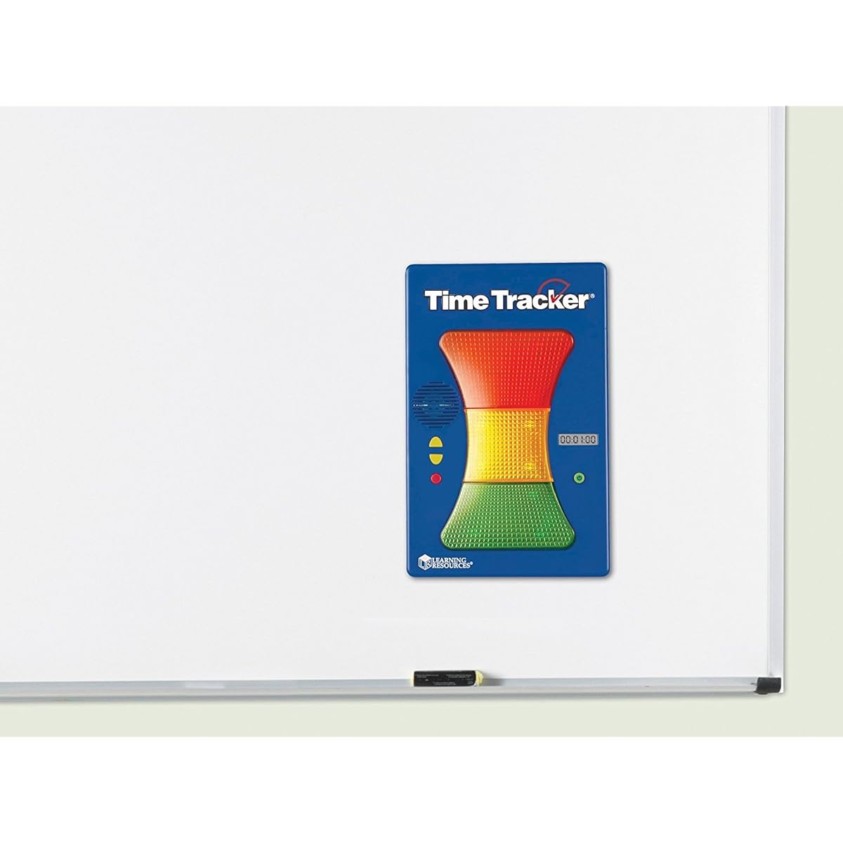 Learning Resources Magnetic Classroom Timer with Light and Sound LER6968 Approx. 12.7 cm x 17.8 cm x 3.8 cm