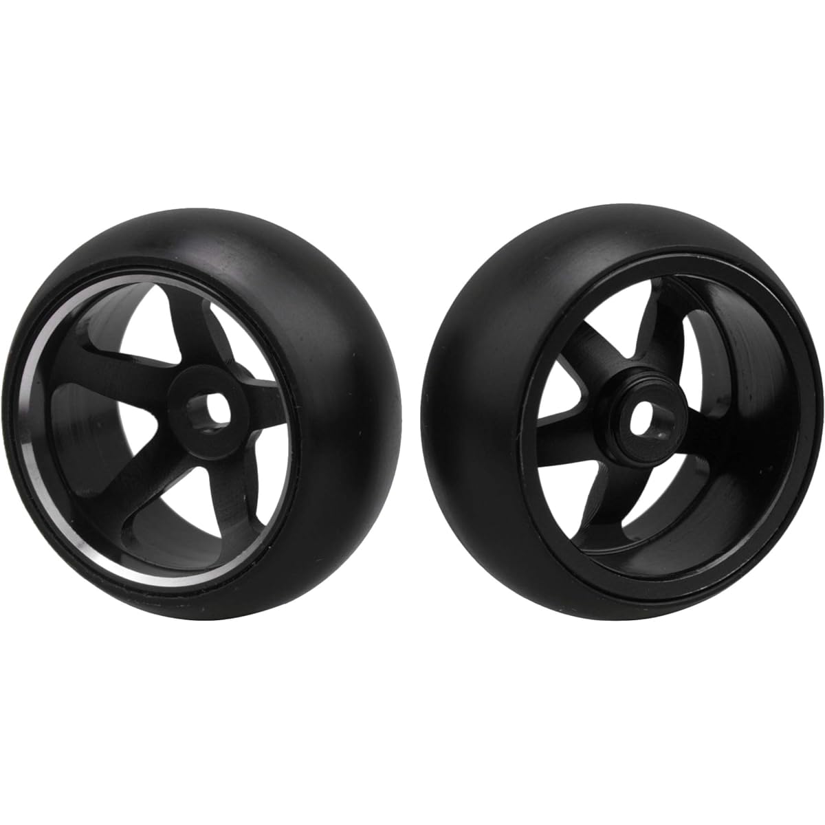 Walmine RC 5 Spoke Wheels Drift Tires Black Wheel Rim Replacement for WL 1/28 K969 K989 P929 RC Car