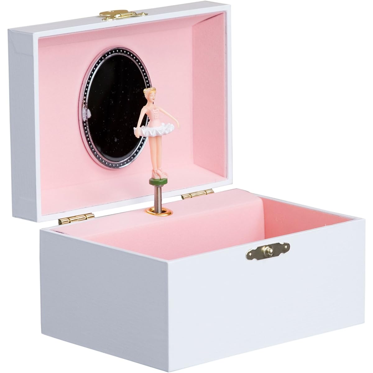 Hot Air Balloon Ballerina Musical Jewelry Box Ballerina Musical Plays "It's a Small World"