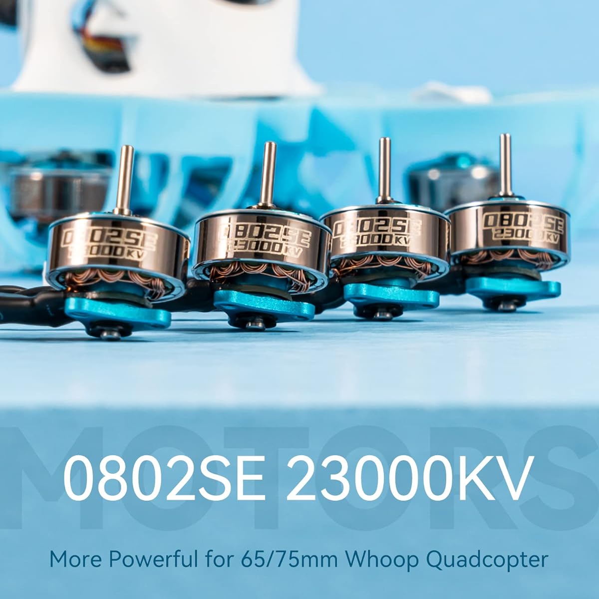 BETAFPV 4Pcs 0802SE 23000KV Brushless Motor 1S Lightweight FPV Drone Motor Indoor FPV Racing 65/75mm 1S Brushless Hoop Quadcopter Meteor65 Pro Meteor75 Drone and More