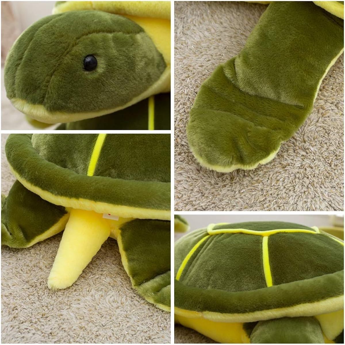 ERDAO Sea Turtle Stuffed Animal Plush Toy Pillow Turtle Plush Toy Doll Gift for Kids Girls 19.6 Inch