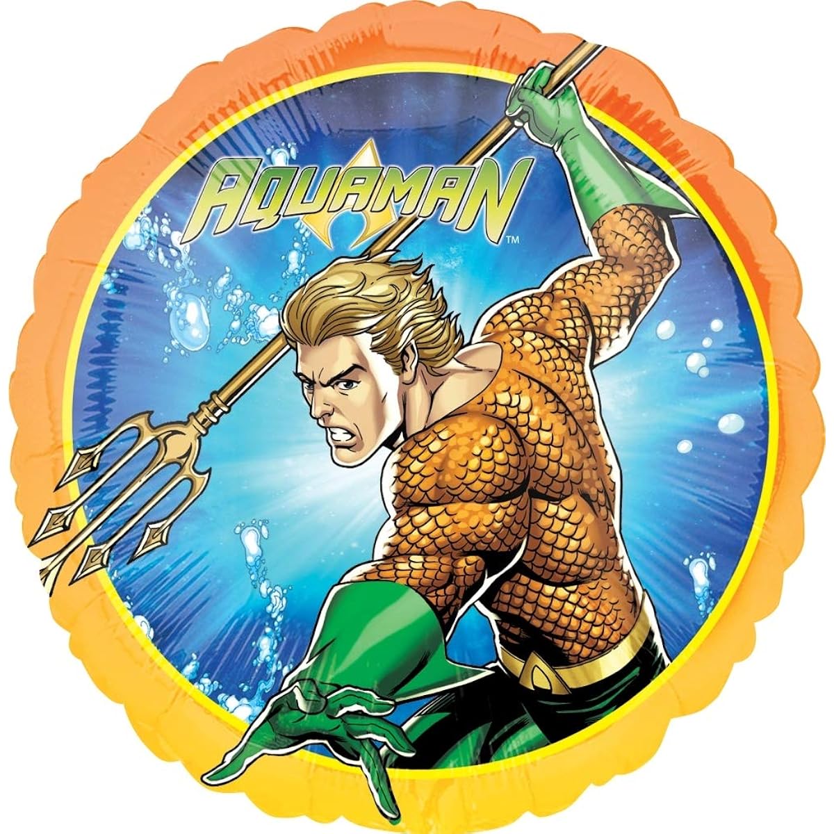 Aquaman 4th Birthday Party Supplies Balloon Bouquet Decorations