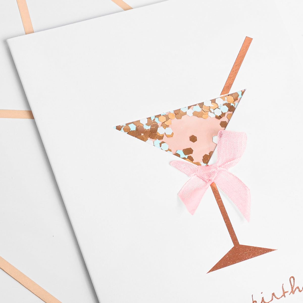 Gifting GIGGLES Happy Birthday Cards for Women Best Friend Sister Mother Daughter Grandma Birthday Card Pop Out 3D Martini Glass | 21 Years 25 Days 30 Years 40 Years 50 Years 60 Years 70 Years 80 Years