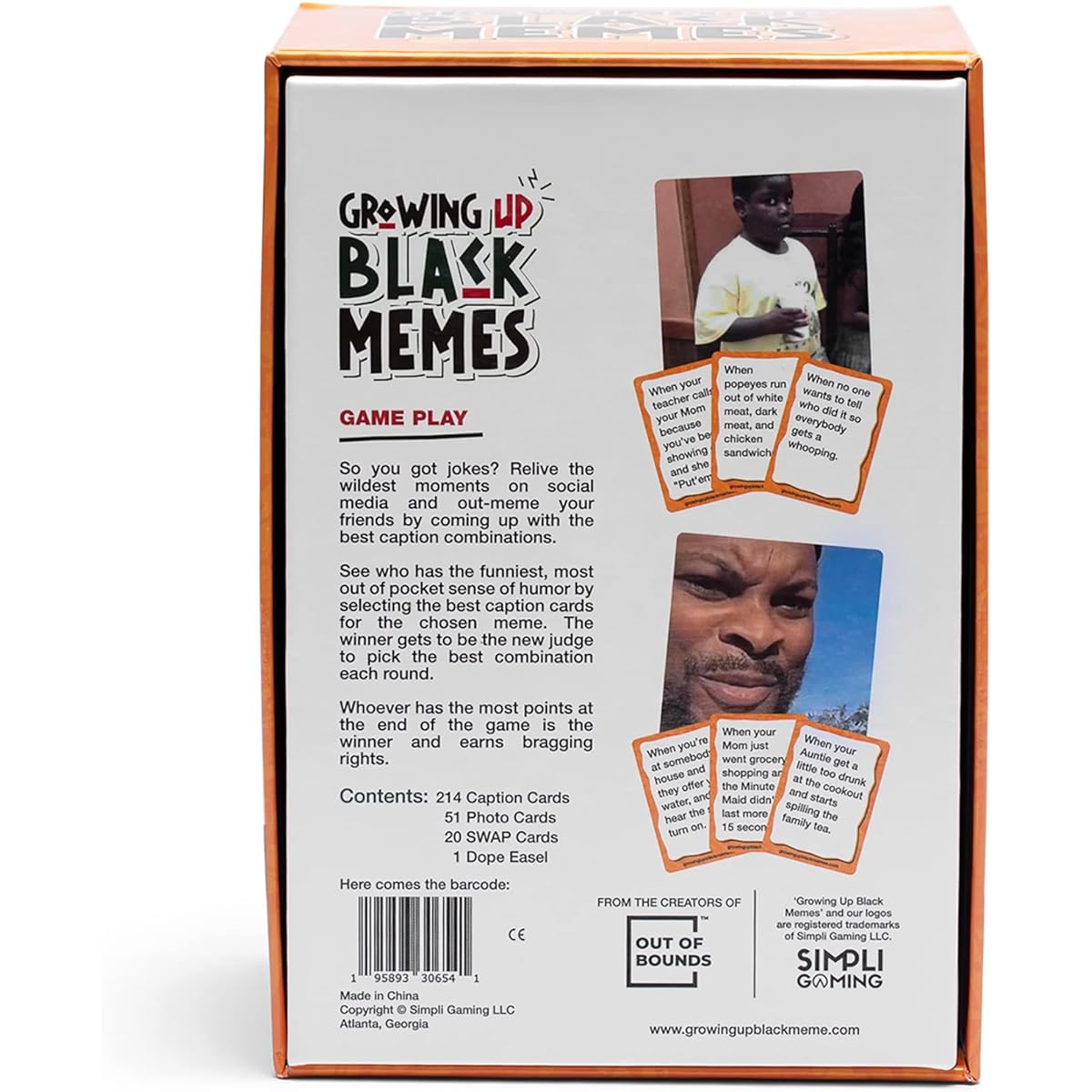 Growing Up: Black Memes - Adult Party Game Come up with the best captions Hilarious Game Night Ages 17+