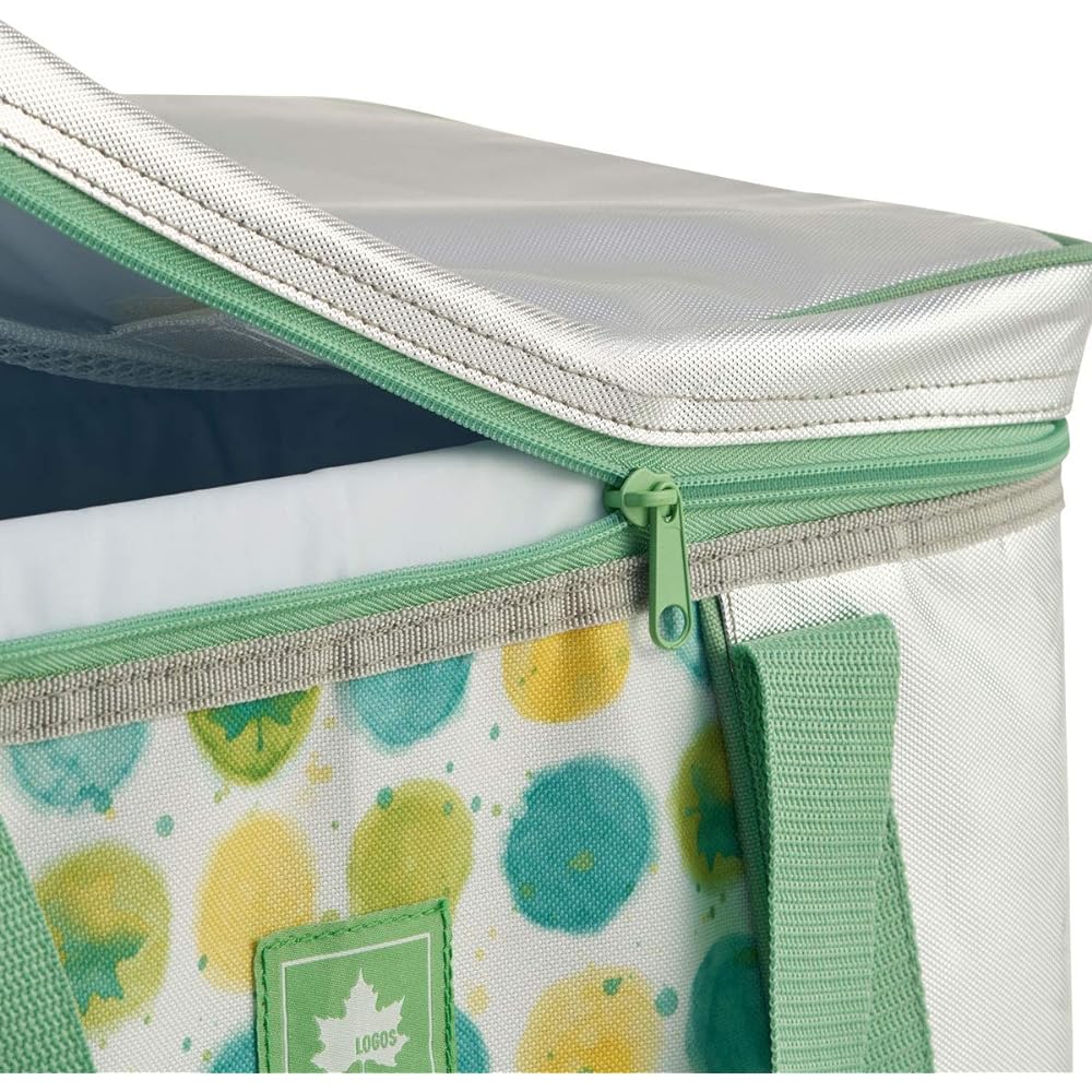 LOGOS ROSY Antibacterial/insul10 Soft Cooler (Leaf) Cooler Box Foldable