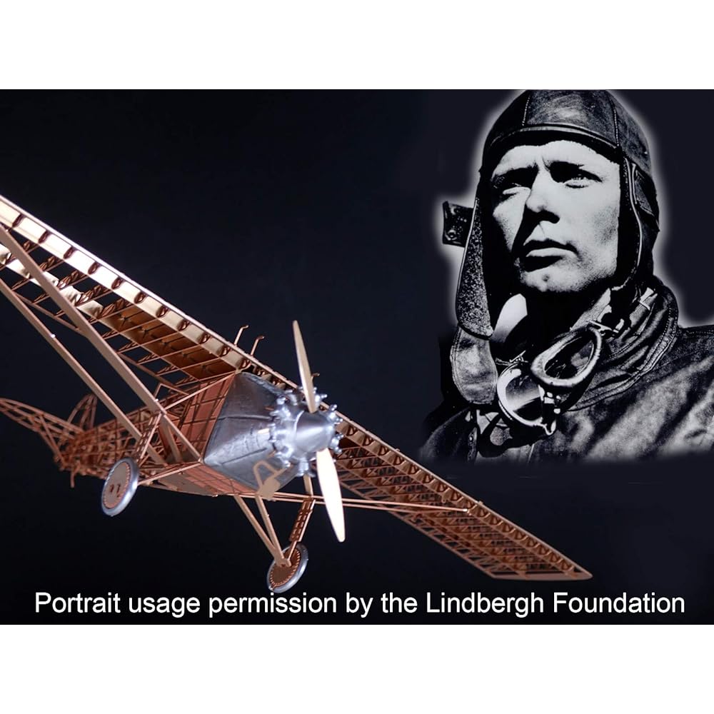 Aerobase A002 Micro Museum Series 1/72 Spirit of St. Louis Lindbergh Transatlantic Brass Etched Metal Model
