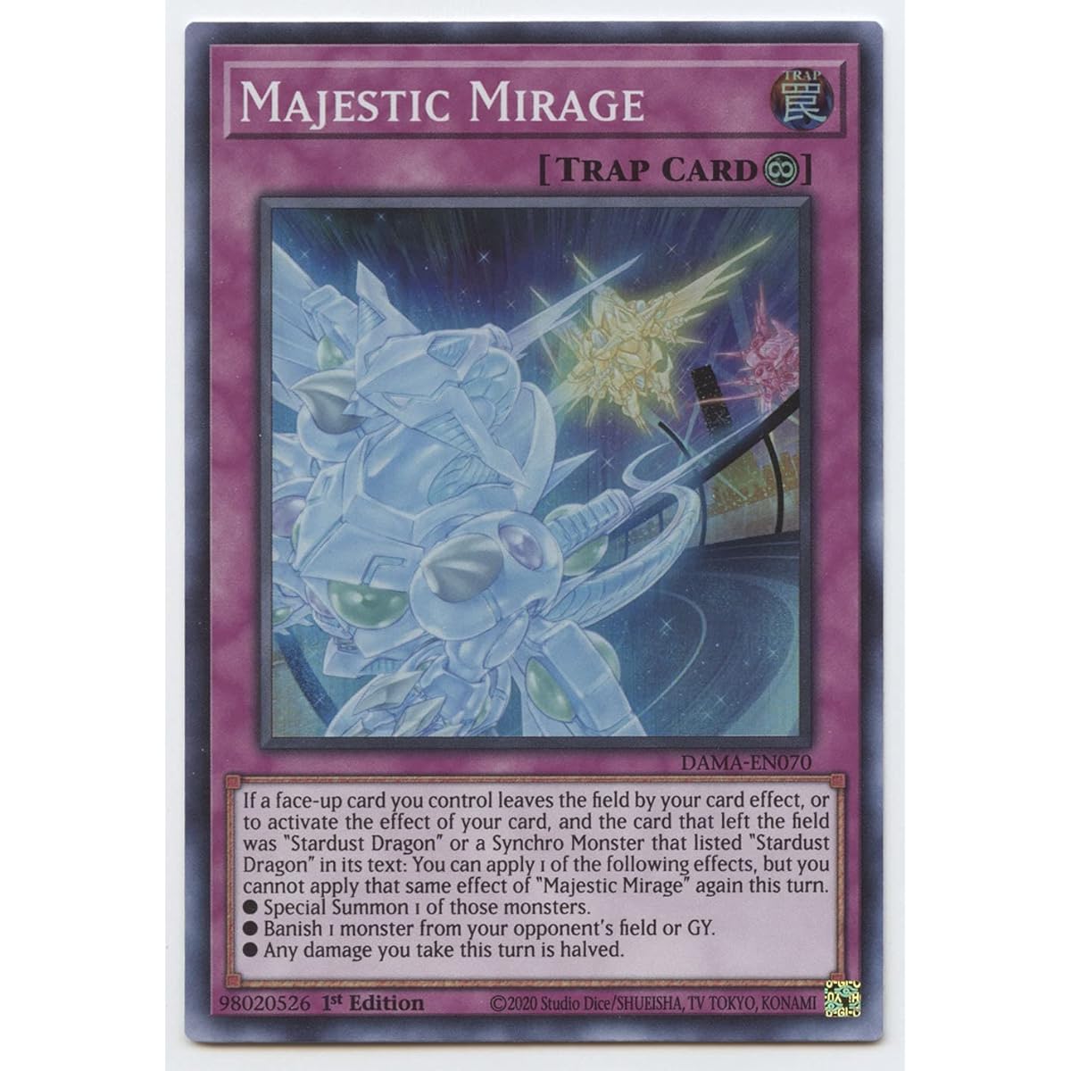 Majestic Mirage - DAMA-EN070 - Super Rare - First Edition.