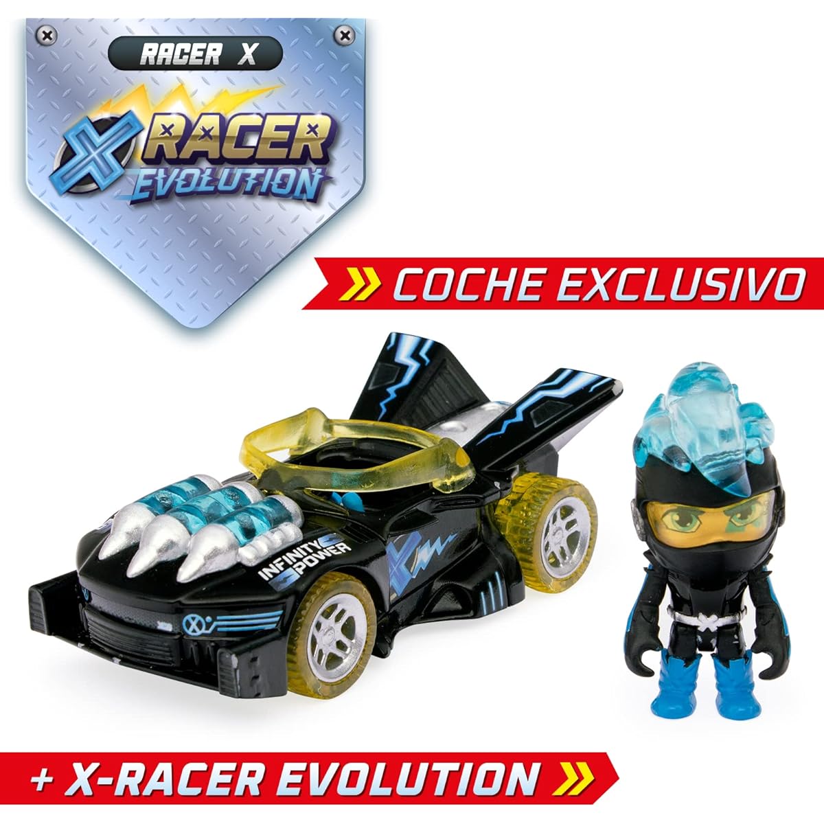 T-RACERS Turbo Truck – X-Racer Truck with Exclusive 1 X-Racer Driver and 1 X-Racer