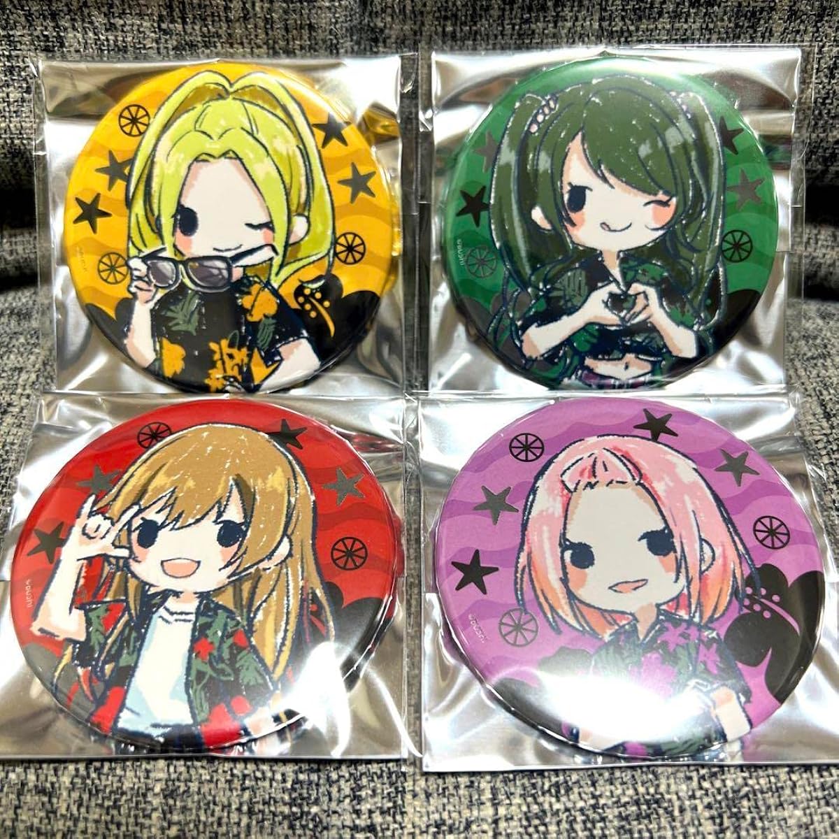 D4DJ Pikipiki GraffArt Blind Can Badge