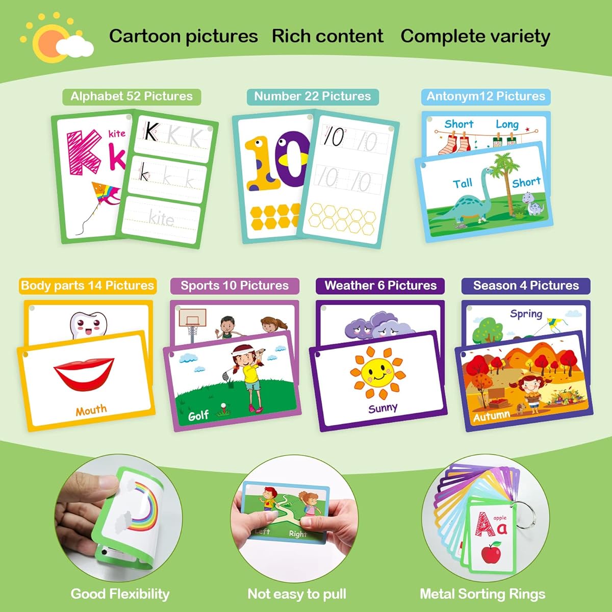 alphabet number flashcards