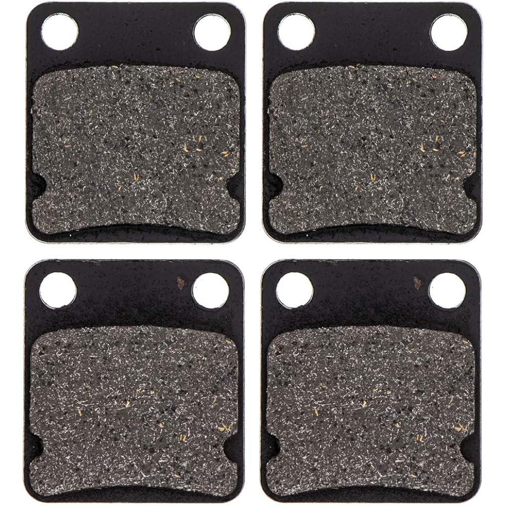 NICHE Brake Pad Set for Yamaha Grizzly 450 400 350 Banshee Big Bear Warrior Wolverine Kodiak Front Semi-Metallic 2 Pack