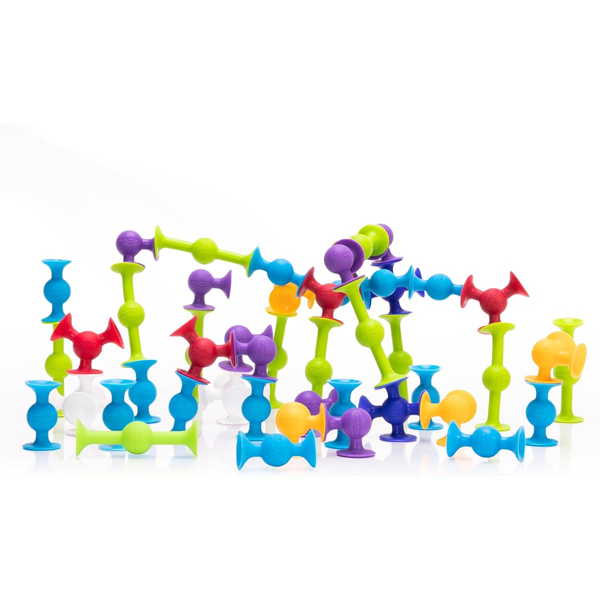 Fat Brain Toys Squigz Deluxe 50 Piece Set