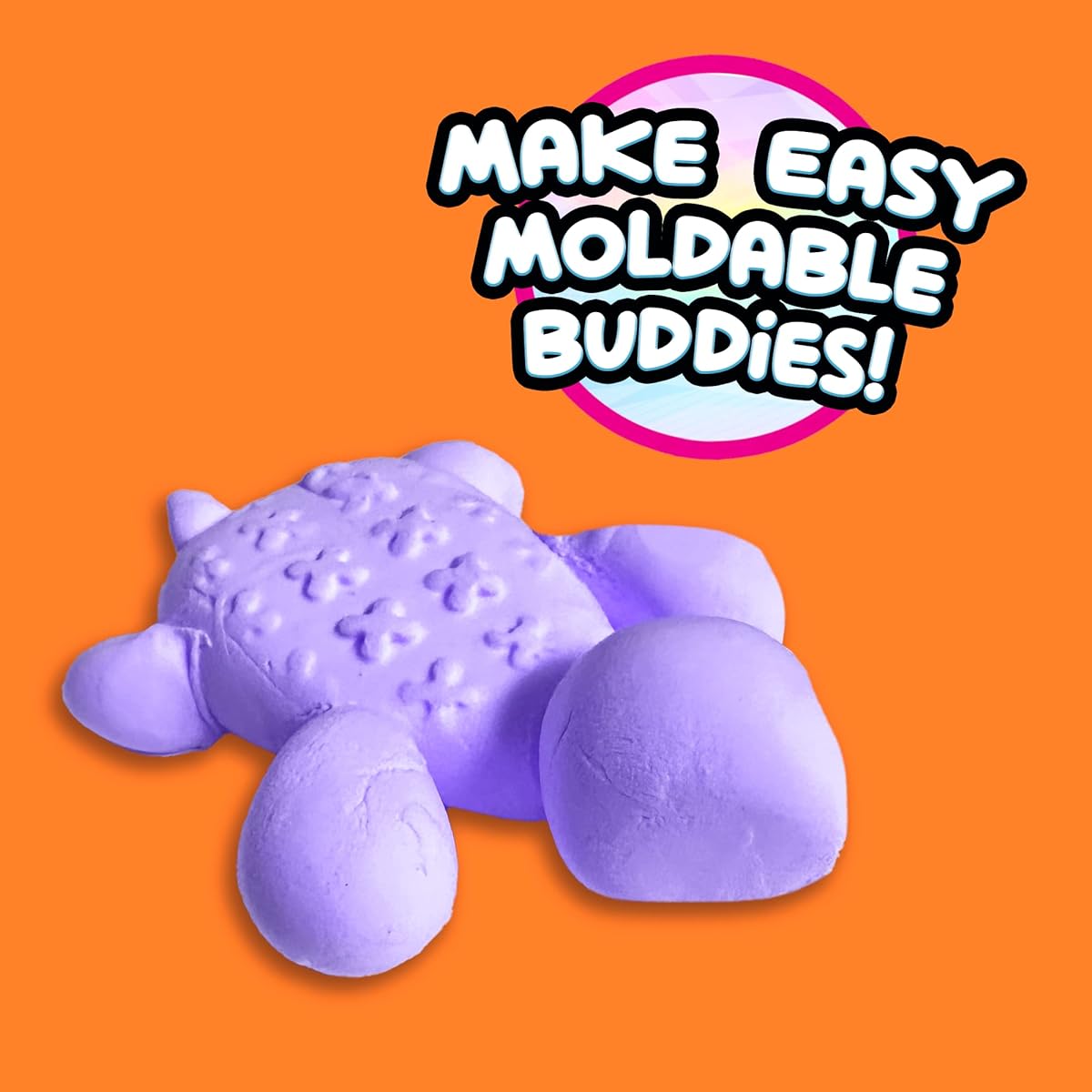 COMPOUND KINGS Fluffy Butter Cloudz Compound Bucket for Girls & Boys | Sensory Toy | Non-Toxic & Non-Stick | Stress Relief Tactile | (Grape Popsicle)