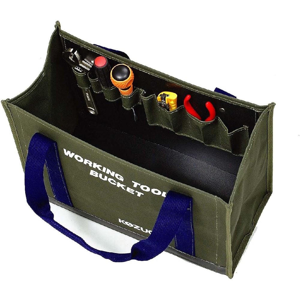 KOZUCHI No. 6 Waterproof Canvas Working Tool Bag Large National Defense TS-11 BOD
