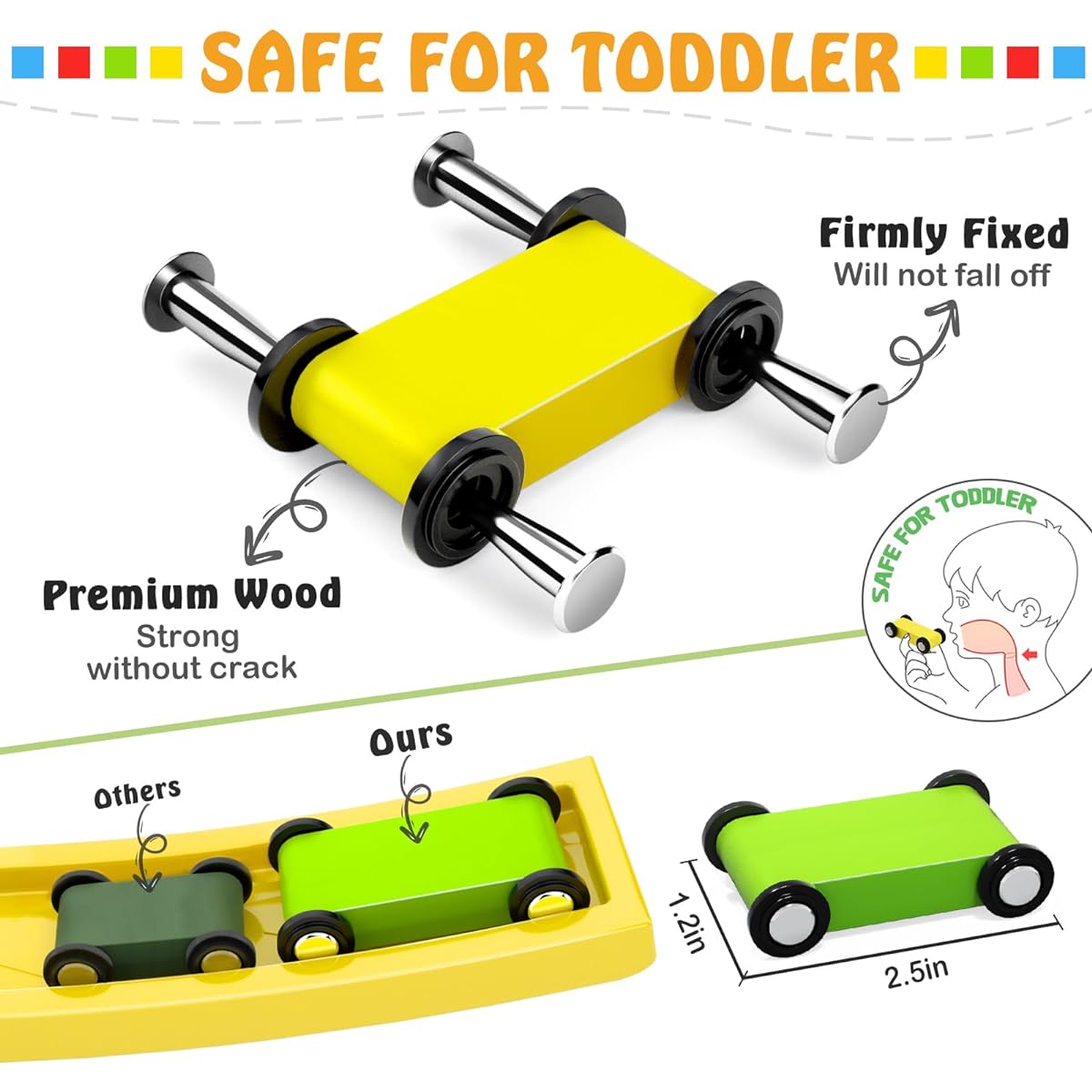 Vehicle playset with 4 mini cars and a race track