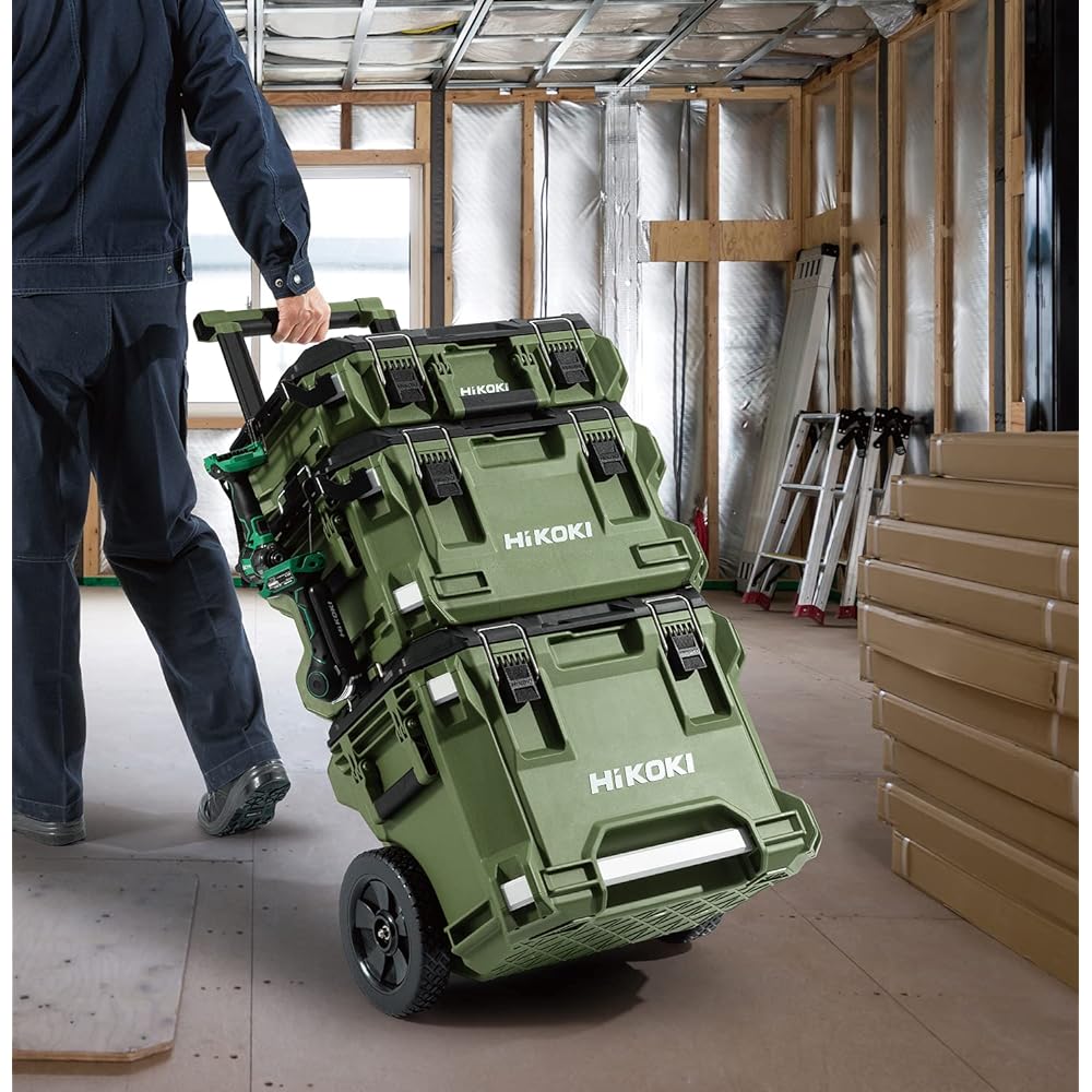 HiKOKI Multi Cruiser Carry Box Tool Box Dustproof Waterproof IP65 Certified External Dimensions Length 400 x Width 560 x Height 678mm Connected Storage 0037-9487