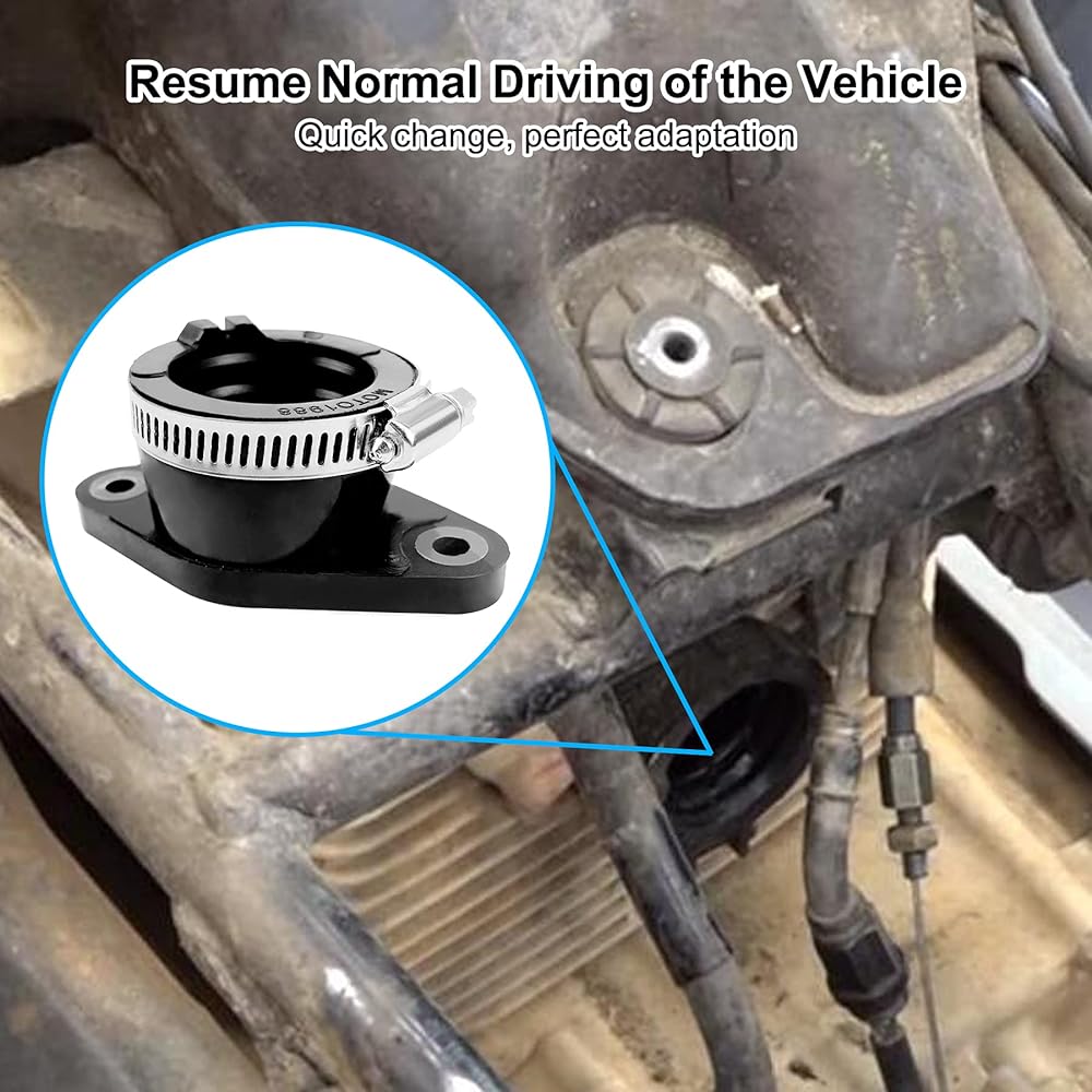 Carburetor Intake Manifold Boot Honda Foreman 400 TRX400FW Rancher 350 TRX350FE TRX350FM TRX350TE TRX350TM 1995-2006 Intake Manifold Carburetor Carburetor Boot Set 16210-HN5-671 16211-HM7-000 M3